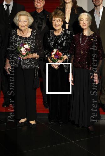 Amsterdam 24 november 2025
Prinses Beatrix en Prinses Margriet aanwezig bij het Nederlands Balletgala in het DeLaMar in Amsterdam . Ook aanwezig oa Alexandra Radius & Han Ebbelaar