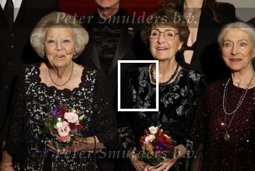 Amsterdam 24 november 2025
Prinses Beatrix en Prinses Margriet aanwezig bij het Nederlands Balletgala in het DeLaMar in Amsterdam . Ook aanwezig oa Alexandra Radius & Han Ebbelaar