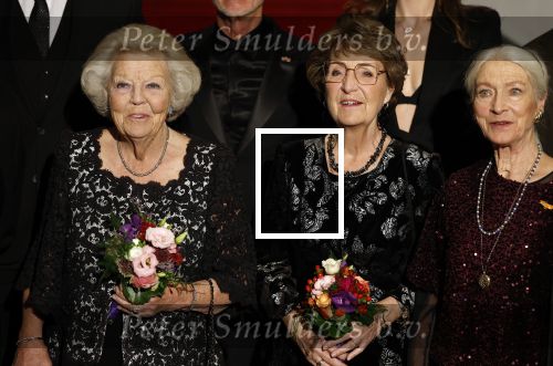 Amsterdam 24 november 2025
Prinses Beatrix en Prinses Margriet aanwezig bij het Nederlands Balletgala in het DeLaMar in Amsterdam . Ook aanwezig oa Alexandra Radius & Han Ebbelaar