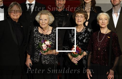 Amsterdam 24 november 2025
Prinses Beatrix en Prinses Margriet aanwezig bij het Nederlands Balletgala in het DeLaMar in Amsterdam . Ook aanwezig oa Alexandra Radius & Han Ebbelaar