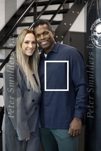 Hilversum 16 oktober 2025
Presentatie app van Remy Bonjasky ism met Martijn de Jong in zijn sportschool . Remy met zijn vrouw Renate Bonjasky