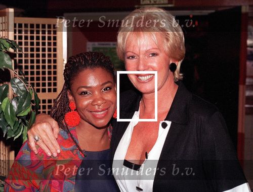 Hoornaar, 7 september 1998
World Master Team
Ria Valk samen met Glenda Peters
Foto bestemd voor pag. 2 Vuurwerk, Henk Langerak