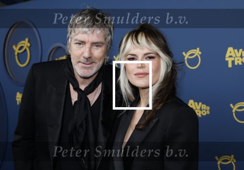 Amsterdam 16 oktober 2025
Uitreiking televizierring 2025 in Carre 
Ruud de Wild met vriendin Linda Stulic
