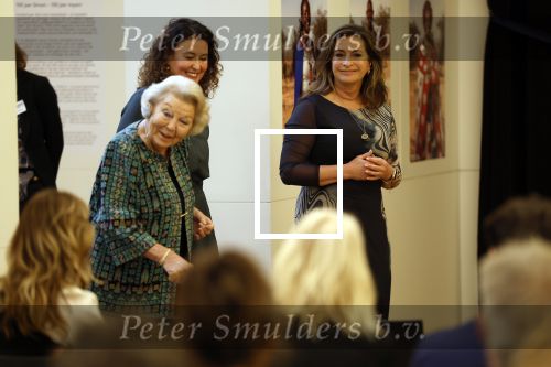 Amsterdam 13 november 2025
Prinses Beatrix en Sacha de Boer bij de opening van een fototentoonstelling ter gelegenheid van het honderdjarig bestaan van ontwikkelingsorganisatie Simavi in het Rijksmuseum in Amsterdam
