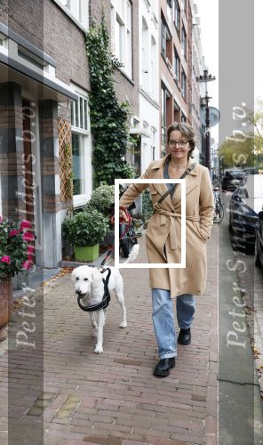 Amsterdam 16 oktober 2025
Sanne Wallis de Vries met haar hond in het centrum van Amsterdam