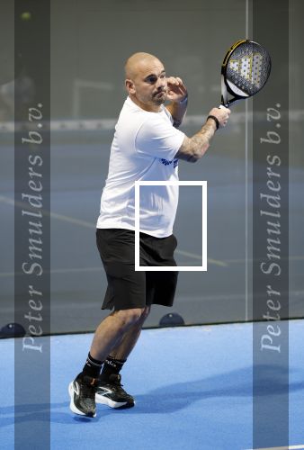 Utrecht 6 november 2025
Padel tournooi voor het UMC ziekenhuis bij Hal 22. Wesley Sneijder speelde met Frank Rijkaard
