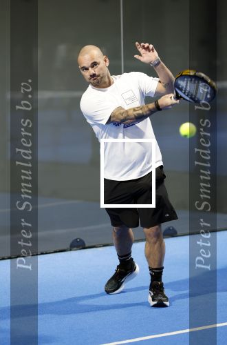 Utrecht 6 november 2025
Padel tournooi voor het UMC ziekenhuis bij Hal 22. Wesley Sneijder speelde met Frank Rijkaard