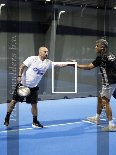 Utrecht 6 november 2025
Padel tournooi voor het UMC ziekenhuis bij Hal 22. Wesley Sneijder speelde met Frank Rijkaard