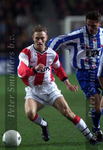 Eindhoven, 18 december 1999
Kompetitie PSV-SC Heerenveen, eindstand 0-1
Dennis Rommedahl