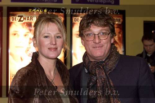 Amsterdam 11 december 2000
Premiere de Zwarte Meteoor.
 Anja Winter met man