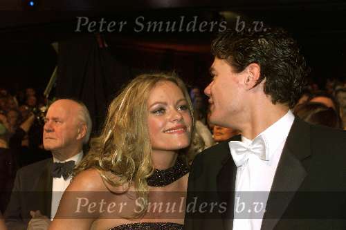 Amsterdam 20 december 2000
Sportman/sportvrouw v/h jaar 2000
Jacco Verhaer met ex-vriendin inge de bruijn