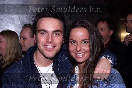 Amsterdam 3 december 2000
Premiere Boyband.
Jeroen Post met zijn vriendin