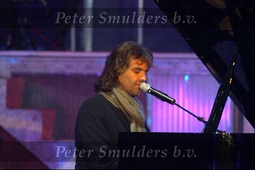 Amsterdam 18 decmber 2001
Opnames van de oudejaarsloterij van de 
Andrea Bocelli