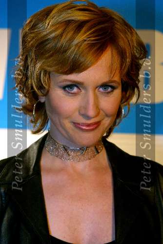 Amsterdam 16 decmber 2001
Uitreiking TV babes award in de Kroon.
Arianne Spier