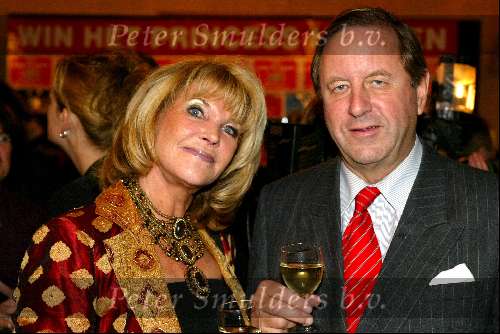 Amsterdam 17 decmber 2001
Princess kerstborrel in het Grace Theater.
Astrid Engels met een vriend