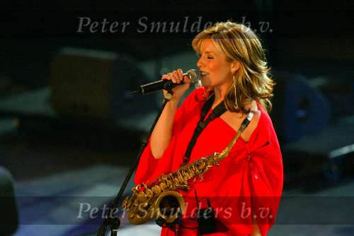 Amsterdam 19 december 2001
Sportman van het jaar verkiezing in de Rai.
Candy Dulfer