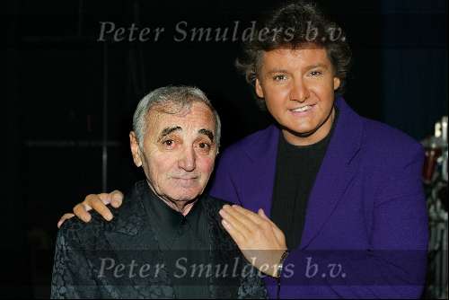 Amsterdam 18 decmber 2001
Rene Froger en Charles Aznavour