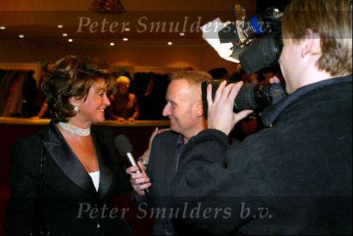 Amsterdam 17 decmber 2001
Princess kerstborrel in het Grace Theater.
Christine Kroonenberg en Theo Verbruggen