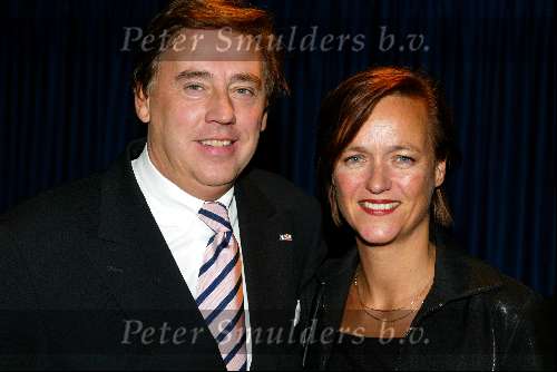 Amsterdam 17 decmber 2001
Princess kerstborrel in het Grace Theater.
Ed Nijpels met zijn vrouw