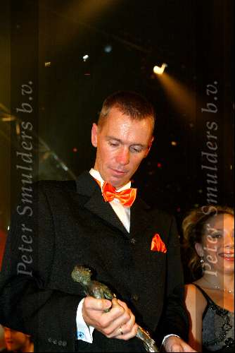 Amsterdam 19 december 2001
Sportman van het jaar verkiezing in de Rai.
Erik Dekker