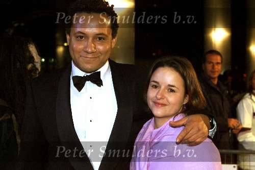 ROTTERDAM 11 december 2001
Premiere Lord of Rings in Rotterdam Pathe.
Ernst Paul Hasselbach met vrouw