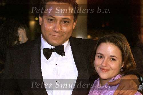ROTTERDAM 11 december 2001
Premiere Lord of Rings in Rotterdam Pathe.
Ernst Paul Hasselbach met vrouw