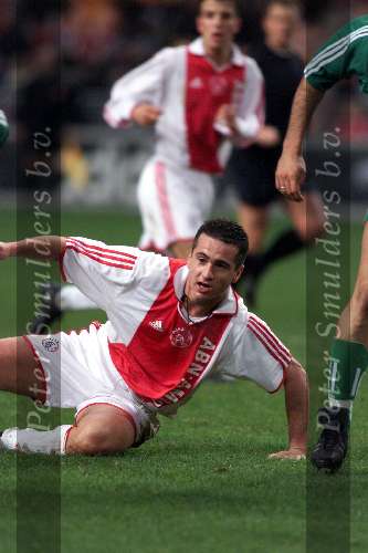 Amsterdam, 20 december 2000
Jubilleumwedstrijd tussen AJAX-Panathiakos
Nikos Machlas