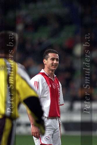 Amsterdam, 20 december 2000
Jubilleumwedstrijd tussen AJAX-Panathiakos
Nikos Machlas