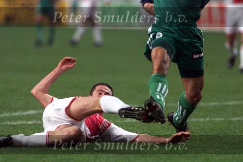 Amsterdam, 20 december 2000
Jubilleumwedstrijd tussen AJAX-Panathiakos
NIKOS MACHLAS