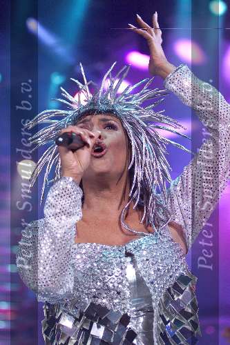 Aalsmeer 7 december 2000
Sterrenplayback show met Henny Huisman
Patty Brard