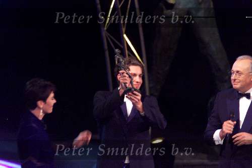 Amsterdam 20 december 2000
Sportman/sportvrouw v/h jaar 2000
Heren  : Pieter v d Hoogenband met rechts Mart Smeets