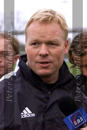 AMSTERDAM 3 december 2001
Ronald Koeman , 1e training bij AJAX.
