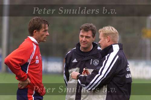 AMSTERDAM 3 december 2001
Ronald Koeman en Ruud Krol 1e training bij AJAX. 
Bergdolmo