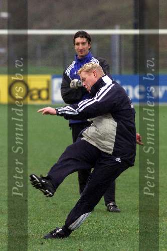 AMSTERDAM 3 december 2001
Ronald Koeman 1e training bij AJAX.