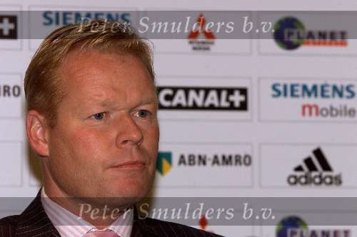 AMSTERDAM 3 december 2001
Ronald Koeman 1e training bij AJAX.