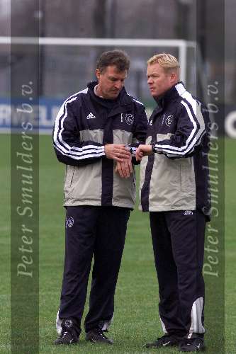 AMSTERDAM 3 december 2001
Ruud Krol en Ronald Koeman 1e training bij AJAX.
