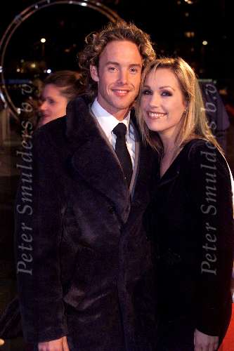 ROTTERDAM 11 december 2001
Premiere Lord of Rings in Rotterdam Pathe.
Tanja Jess met vriend