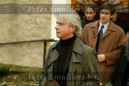 Heemstede 5 december 2002
Begrafenis Lennart Nijgh. 
Boudewijn de Groot