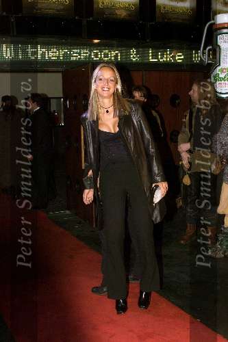ROTTERDAM 11 december 2001
Premiere Lord of Rings in Rotterdam Pathe.
Floortje Dessing