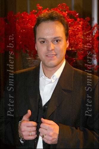Amsterdam 18 decmber 2001
Opnames van de oudejaarsloterij
Frans Bauer