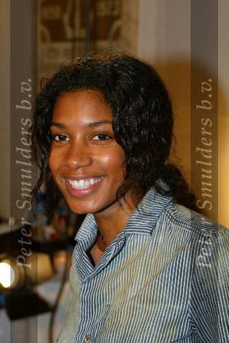 Amsterdam 16 decmber 2001
Uitreiking TV babes award in de Kroon.
Georgina Kwaykye
