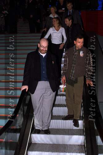 Amsterdam 3 december 2001
Premiere Minoes in Pathe Arena.
Jack Godrie met vriend