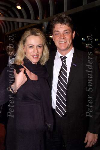 ROTTERDAM 10 december 2001
 Rene Froger in Ahoy
Jeroen Dubbeldam met vrouw