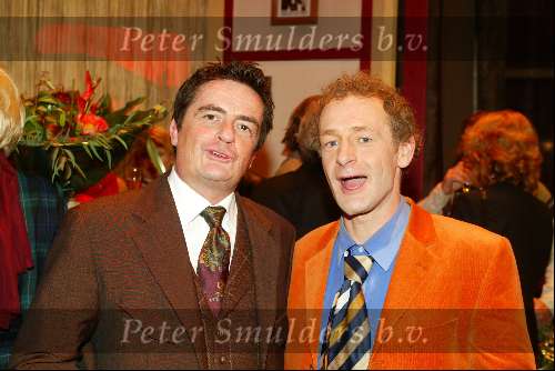 Den Bosch 2 december 2002
Premiere Tel uit je winst
Laus Steenbeeke met Johnny Kraaykamp Jr.