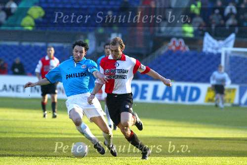 Rotterdam 16 decmber 2001
Feyenoord-PSV 0-0
Mark v Bommel en Paul Bosvelt