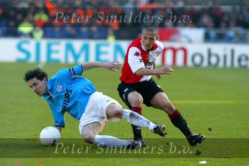 Rotterdam 16 decmber 2001
Feyenoord-PSV 0-0
Mark v Bommel en Ono