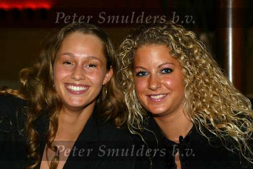 Amsterdam 16 decmber 2001
Uitreiking TV babes award in de Kroon.
Marshia Thijsen en Brenda