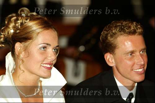 Roosendaal 7 december 2002
Trouwen Michael Boogerd en Nerena Ruinemans