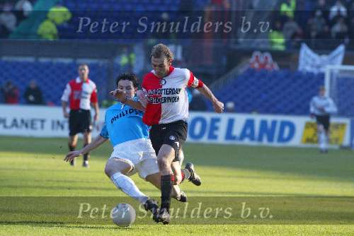 Rotterdam 16 decmber 2001
Feyenoord-PSV 0-0
Mark v Bommel en Paul Bosvelt