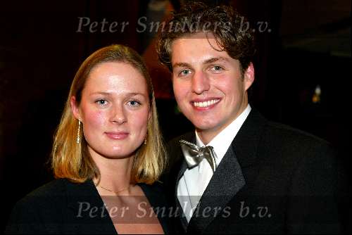 Amsterdam 19 december 2001
Sportman van het jaar verkiezing in de Rai.
Pieter v d Hoogenband met vriendin